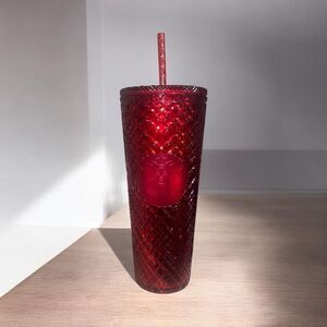 ✨Starbucks Christmas Holidays Red Diamond Prism Crystal Venti 24oz Tumbler✨